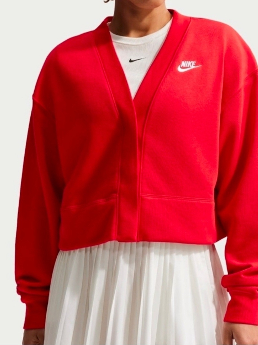 Nike Women's Sportswear Club Fleece Loose Cardigan